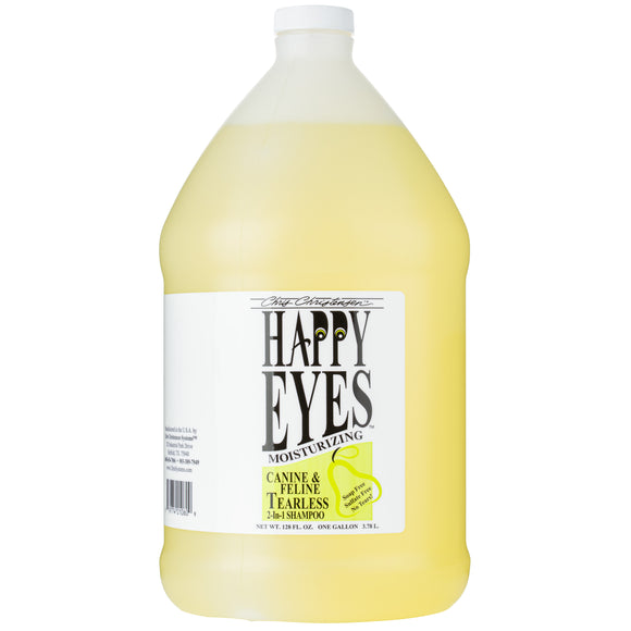 Chris Christensen Happy Eyes 2-in-1 Shampoo and Conditioner – Gentle Tear-Free Formula, Concentrate 1:5–3