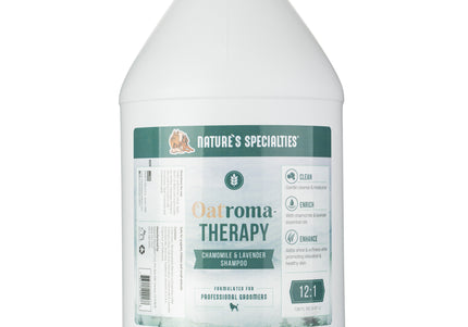 Nature's Specialties Oatroma Therapy Shampoo – Mild Moisturizing Formula with Chamomile and Lavender, 3.8L Concentrate