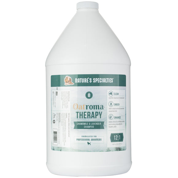 Nature's Specialties Oatroma Therapy Shampoo – Mild Moisturizing Formula with Chamomile and Lavender, 3.8L Concentrate