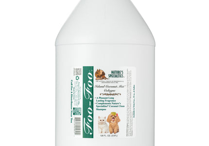 Nature's Specialties Foo Foo Island Coconut Mist Cologne – Scented Grooming Spray with Coconut Aroma, 3.8L