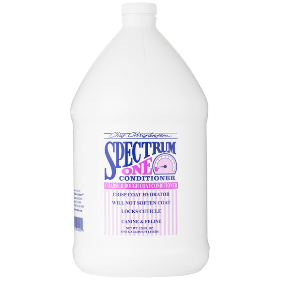 Chris Christensen Spectrum One Conditioner – Moisturizing Concentrate, 1:8 Dilution, 3.8L, Enhances Texture