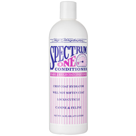 Chris Christensen Spectrum One Conditioner – Moisturizing 1:8 Concentrate, 473ml, Enhances Texture
