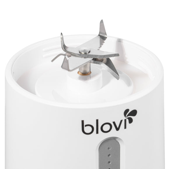 Blovi BlendyPro Pet Smoothie Blender – Powerful White Appliance with Easy-Clean Design