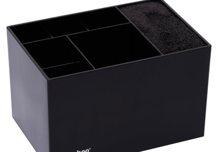 Shernbao Scissors Holder – White Organizer with Multiple Slots, Convenient Grooming Tool Storage