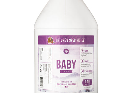 Nature's Specialties Foo Foo Baby Cologne – Sweet Powdery Scented Spray, 3.8L Large Bottle