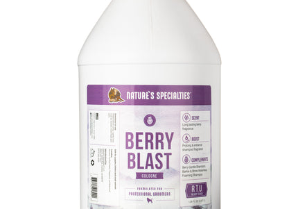 Nature's Specialties Foo Foo Berry Blast Cologne – Berry Scented Grooming Spray, 3.8L Large Bottle