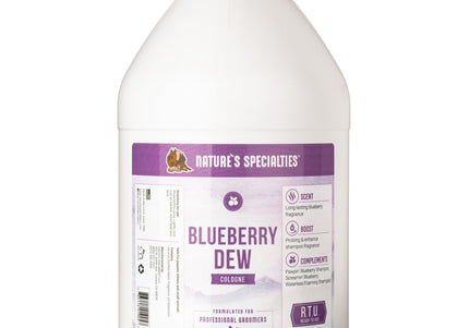 Nature's Specialties Foo Foo Blueberry Dew Cologne – Long-Lasting Scented Spray, 3.8L Bottle