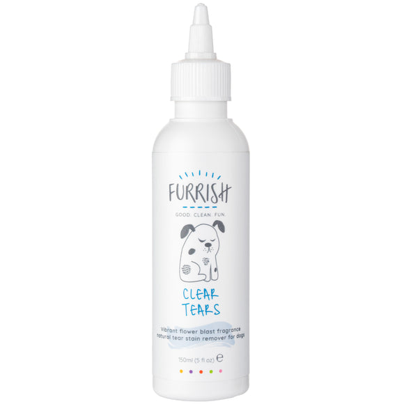 Furrish Clear Tears 150ml – Gentle Stain Remover Solution, Fast-Acting Formula for Eye Area