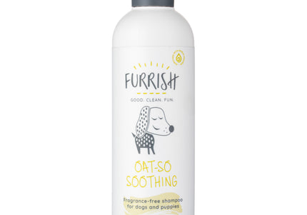 Furrish Oat-So Soothing Shampoo 300ml – Hypoallergenic Gentle Cleanser with Oatmeal for Sensitive Skin
