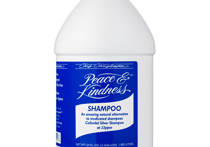 Chris Christensen Peace & Kindness Medicated Shampoo – Colloidal Silver Formula, 1.9L, Gentle Cleansing