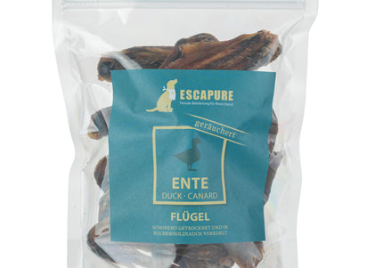 Escapure Dried Duck Wings 200g – Natural Single-Ingredient Dog Treats, Gently Air-Dried