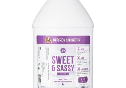 Nature's Specialties Sweet & Sassy Cologne – Almond Floral Scented Grooming Spray, 3.8L