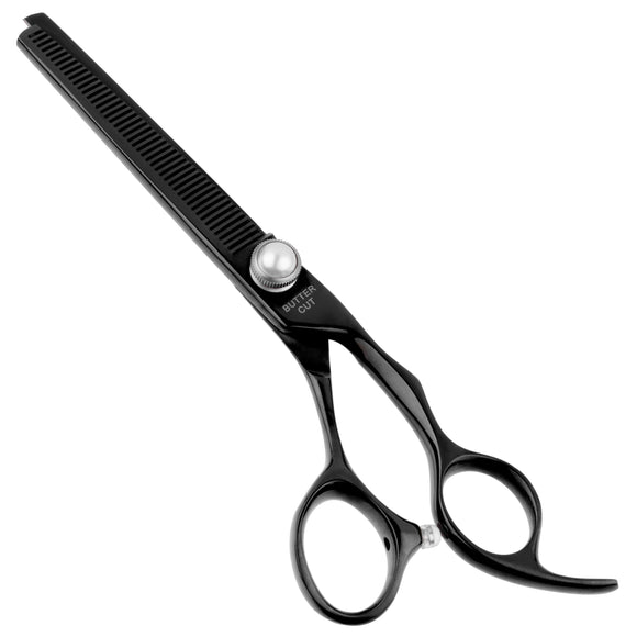 Geib Black Pearl Thinners – Cobalt Steel 6.5" 46-Tooth Professional Grooming Shears