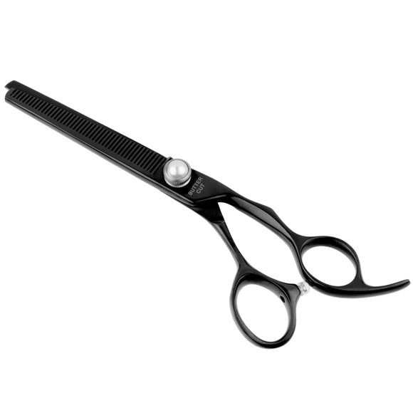 Geib Black Pearl Thinners – Cobalt Steel 6.5" 46-Tooth Professional Grooming Shears