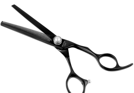 Geib Black Pearl Thinners – Cobalt Steel 6.5" 46-Tooth Professional Grooming Shears