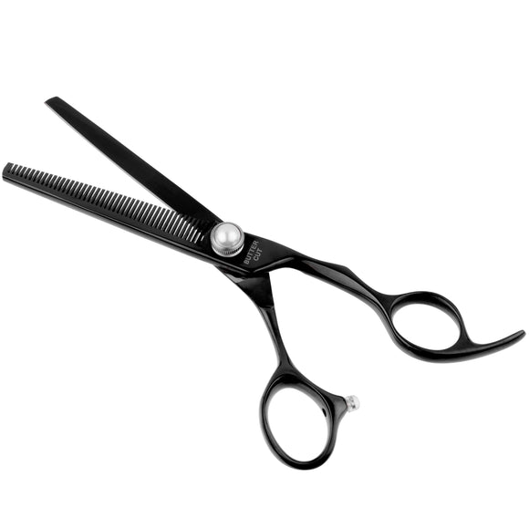 Geib Black Pearl Thinners – Cobalt Steel 6.5" 46-Tooth Professional Grooming Shears