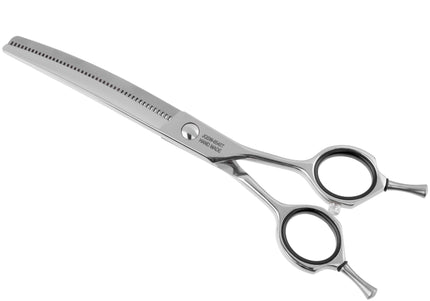 Jargem Curved Blenders 6.5" – Professional Single-Sided 45-Tooth Thinning Shears, Precision Cut