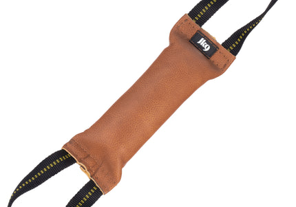 Julius-K9 Leather Tug Toy – Durable 25cm Training Aid with Dual Handles