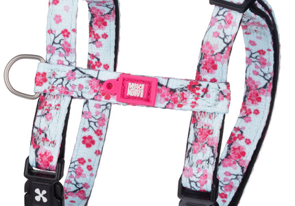 Max&Molly Cat Harness and Leash Set – Cherry Blossom Pattern, Adjustable, Comfortable Fit