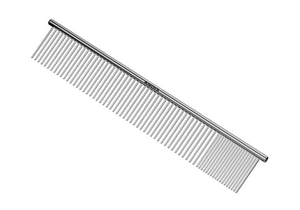 Andis Metal Grooming Comb 25cm – Durable Stainless Steel, Smooth Detangling Tool
