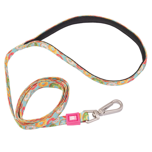 Max&Molly Cat Harness and Leash Set – Donut Pattern, Adjustable, Comfortable Design