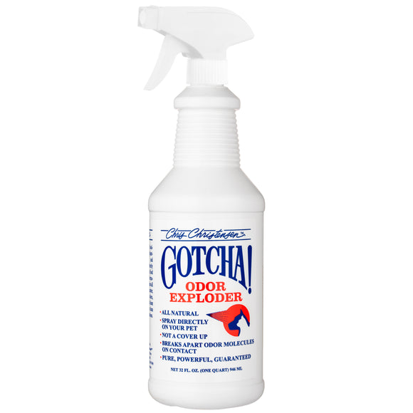 Chris Christensen Gotcha! Odor Exploder – Natural Odor Eliminator, Large 946ml Bottle