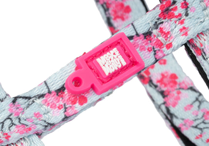 Max&Molly Cat Harness and Leash Set – Cherry Blossom Pattern, Adjustable, Comfortable Fit