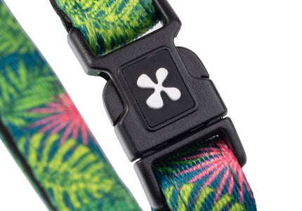 Max&Molly Cat Harness and Leash Set – Adjustable Tropical Leaves Pattern, Lightweight Design