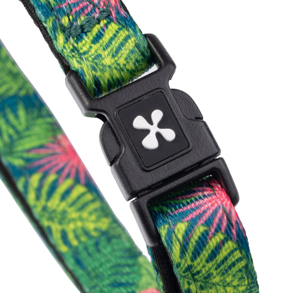 Max&Molly Cat Harness and Leash Set – Adjustable Tropical Leaves Pattern, Lightweight Design