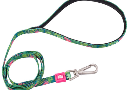 Max&Molly Cat Harness and Leash Set – Adjustable Tropical Leaves Pattern, Lightweight Design
