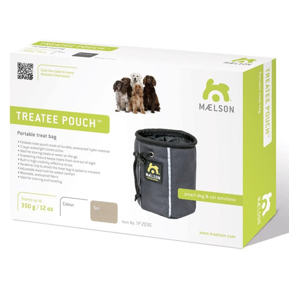 Maelson Treatee Pouch – High-Quality Treat Bag, Durable Anthracite Design