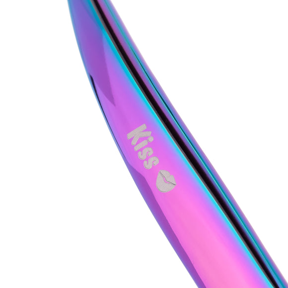 Geib Gold Rainbow Kiss Curved Scissors – 8.5in Micro-Bevel Blades with Premium Rainbow Finish