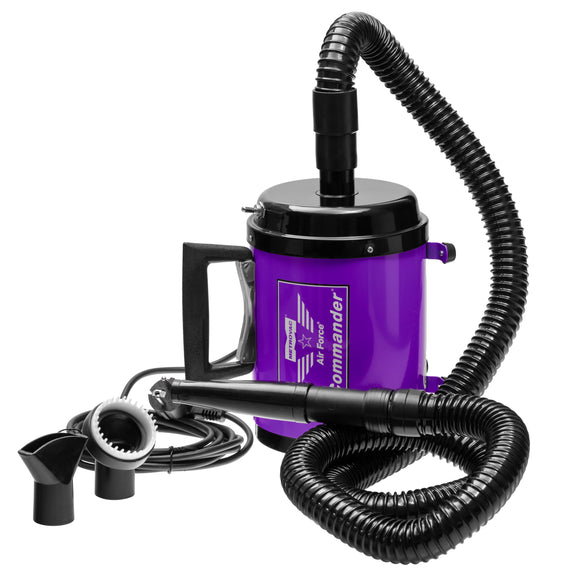 MetroVac Air Force Commander 1350W – Powerful 2-Speed Blaster with Durable Metal Housing, Purple