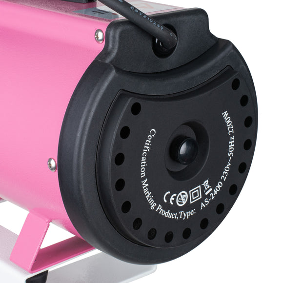 Blovi Canves 2200W High-Power Dryer – Modern LCD Display, Adjustable Stand, Pink