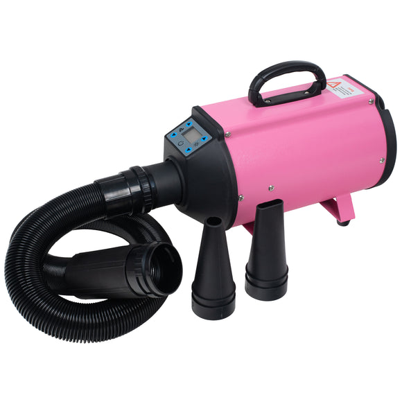 Blovi Canves 2200W Table Dryer – Modern LCD Display, High-Power Pink Finish