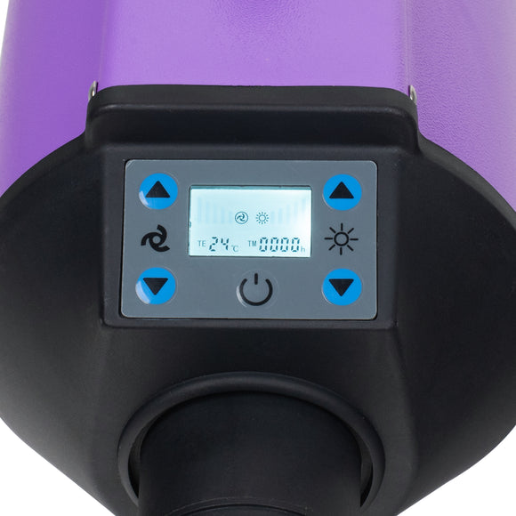 Blovi Canves 2200W Table Dryer – Modern LCD Display, High-Power, Purple Finish