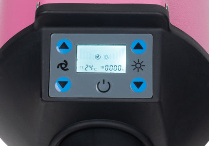 Blovi Canves 2200W High-Power Dryer – Modern LCD Display, Adjustable Stand, Pink