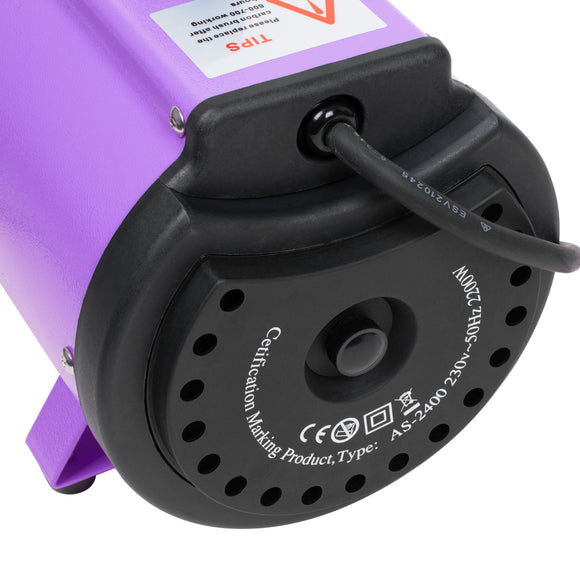 Blovi Canves 2200W Table Dryer – Modern LCD Display, High-Power, Purple Finish