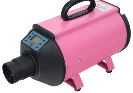 Blovi Canves 2200W High-Power Dryer – Modern LCD Display, Adjustable Stand, Pink