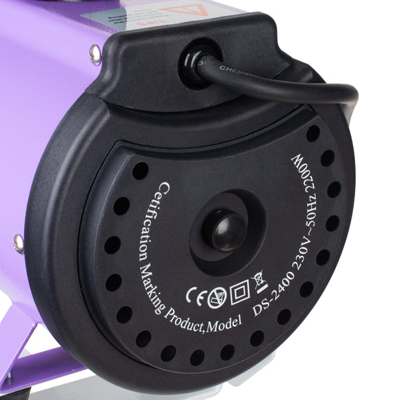 Blovi DoubleBlaster 2200W Grooming Dryer – Adjustable Stand, Smooth Airflow, Two-Stage Heater, Purple