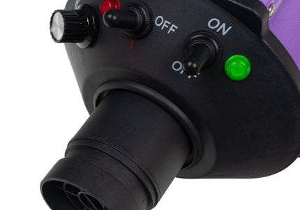 Blovi DoubleBlaster 2200W Grooming Dryer – Adjustable Stand, Smooth Airflow, Two-Stage Heater, Purple