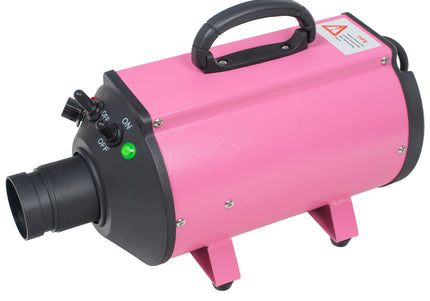 Blovi DoubleBlaster 2200W Grooming Dryer – Adjustable Stand, Two-Stage Heater, Smooth Airflow, Pink