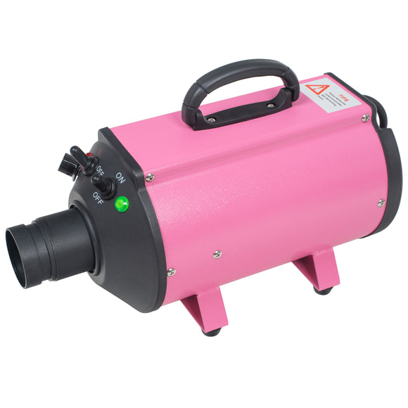 Blovi DoubleBlaster 2200W Grooming Dryer – Adjustable Stand, Two-Stage Heater, Smooth Airflow, Pink