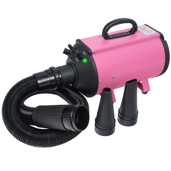 Blovi DoubleBlaster 2200W Table Dryer – Smooth Airflow Control, Two-Stage Heater, Pink