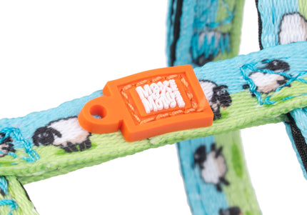 Max&Molly Cat Harness and Leash Set – Adjustable Sheep Pattern, Comfortable Design