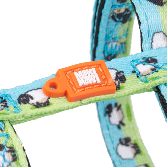 Max&Molly Cat Harness and Leash Set – Adjustable Sheep Pattern, Comfortable Design