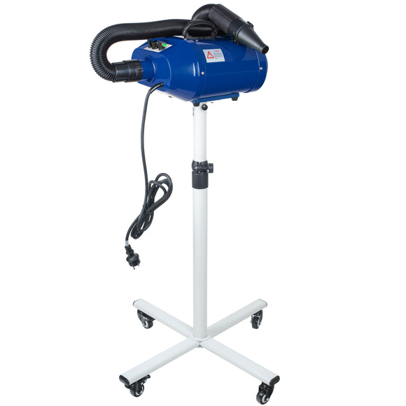 Blovi Diablo 2800W Dual-Motor Dryer on Stand – High-Performance Airflow, Blue Finish