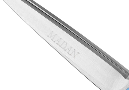 Madan Straight Grooming Scissors 6.5" – Ultra-Light Japanese Steel, Aluminum Handle, Purple