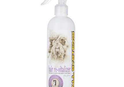 1 All Systems Hair Revitalizer Antistatic Spray – 355ml, Enhances Coat Texture and Shine