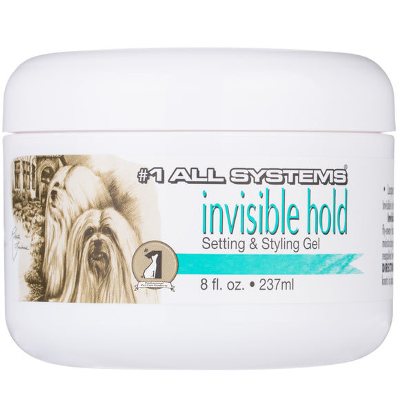 1 All Systems Invisible Hold Setting & Styling Gel 237ml – Lightweight Non-Flaking Formula for Lasting Style